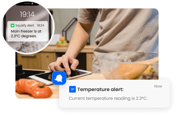 Squizify Temperature Notification