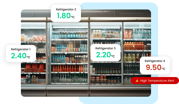 Temperature sensor alerts